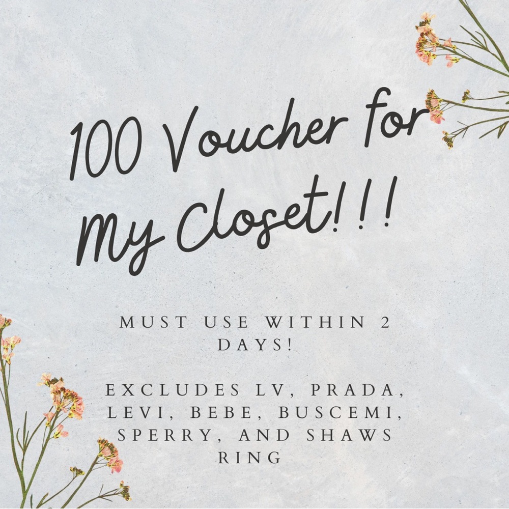 Voucher for $100